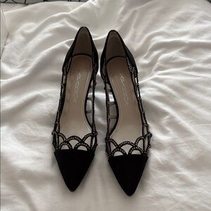 Caparros Black Embellished Heels